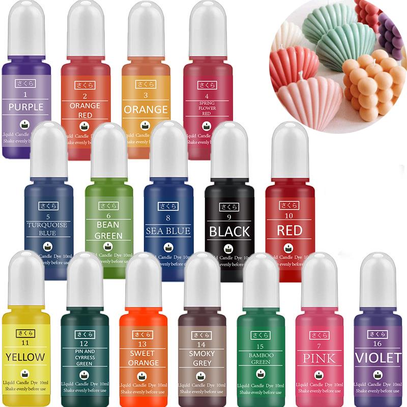 Soy Wax Pillar Blend - 10 ml/Şişe Mum Balmumu Pigment Renklendirici