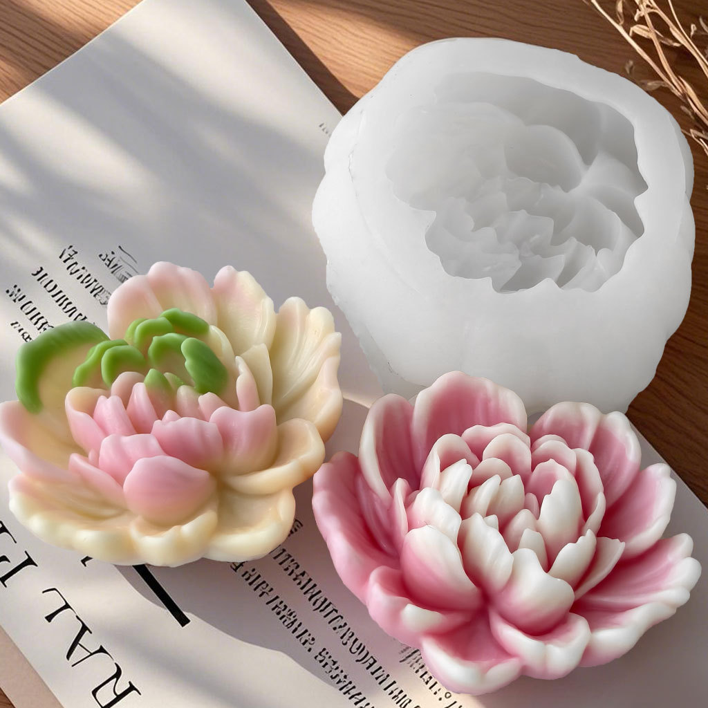 Candle Making Books For Beginners - DIY Gül Çiçekler silikon kalıp El