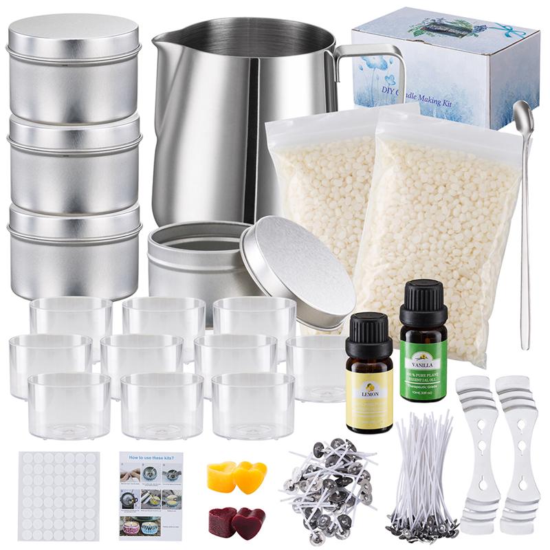 Candle Making Kit For Kids - 1 Takım Mum Yapımı Kiti Dökme
