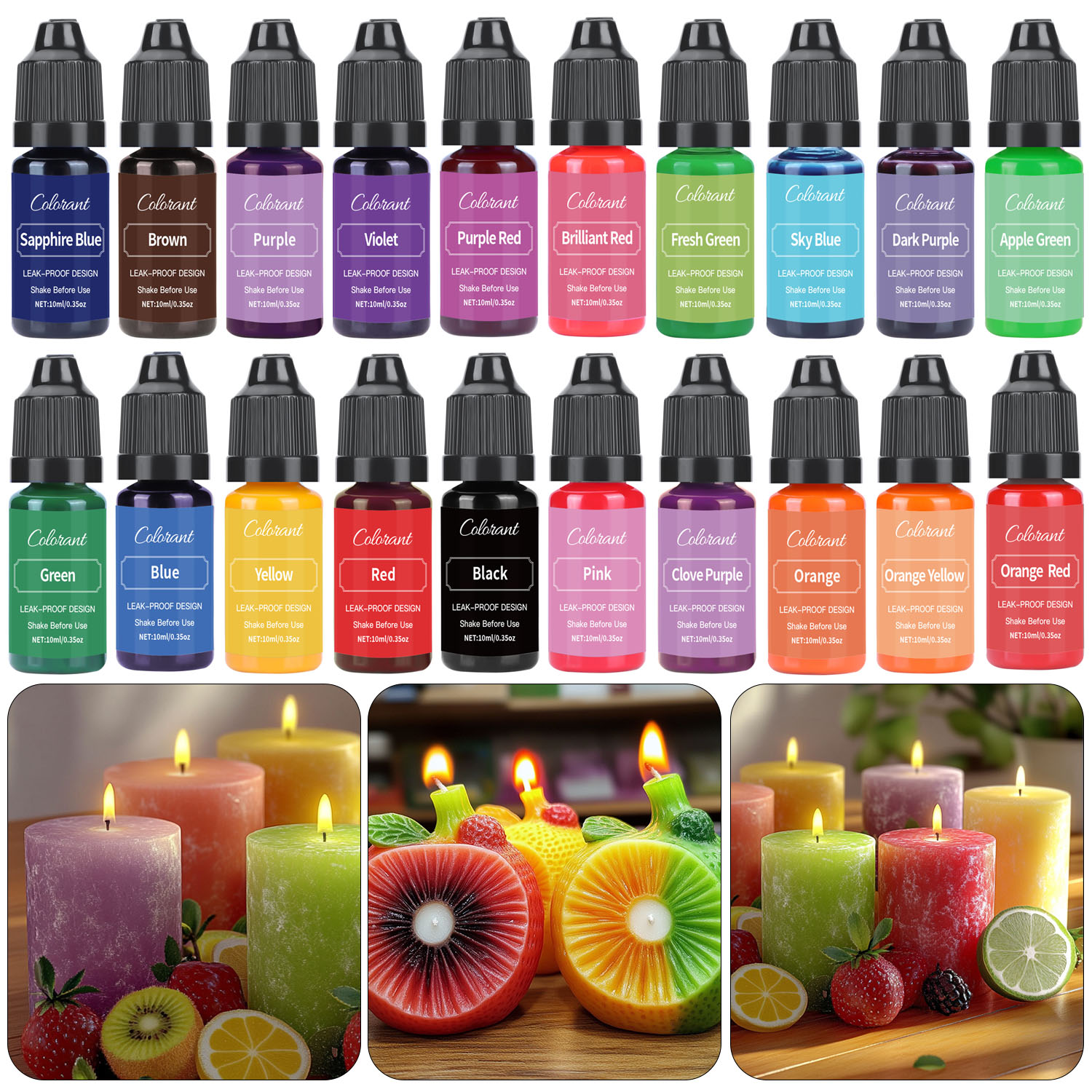 Soy Wax Pillar Blend - Soya balmumu mum yapımı için sıvı