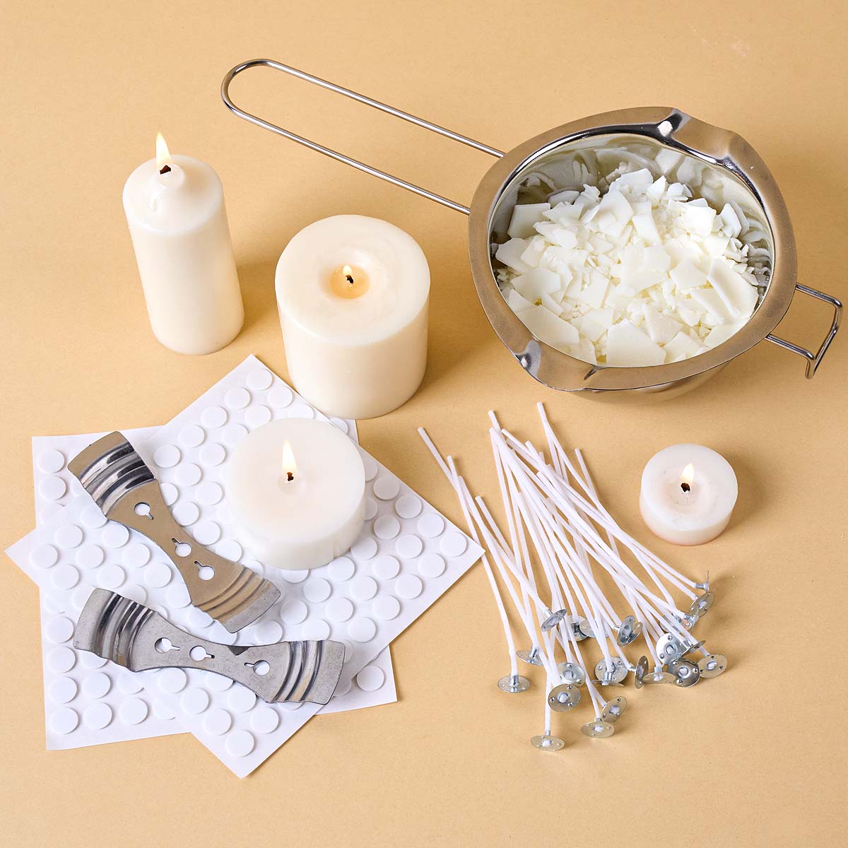 Candle Making Kit For Beginners - Kendin Yap El Yapımı Mum Yapım