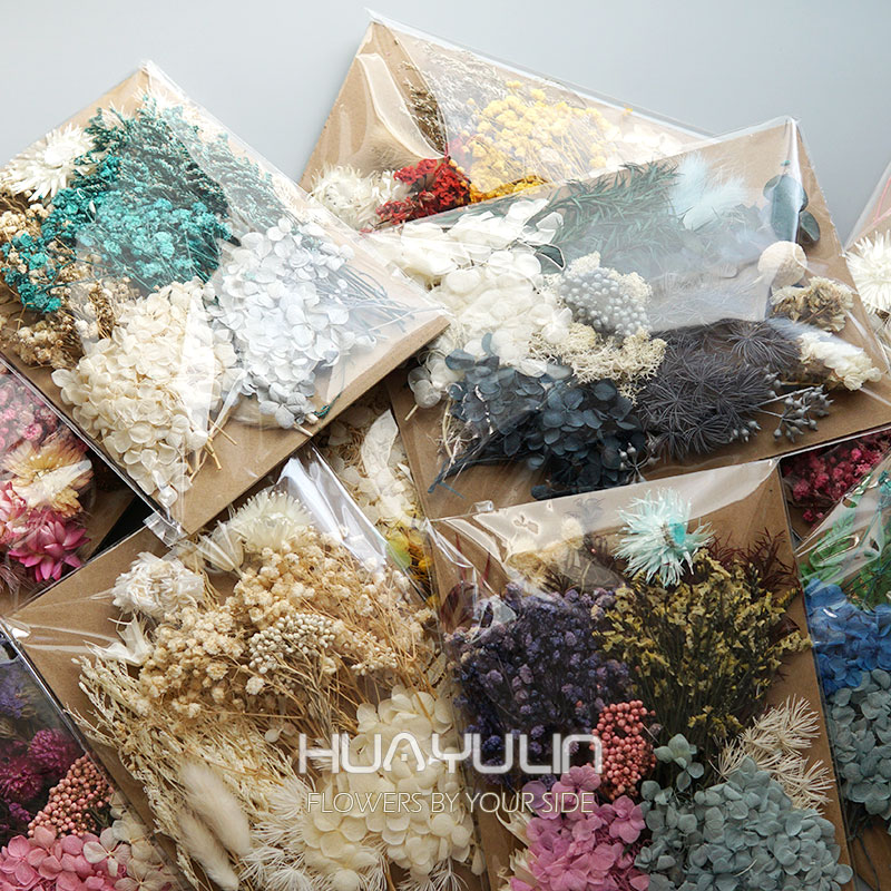Candle Making Uk - 1 Paket Yapay Bitkiler Kurutulmuş Gerçek