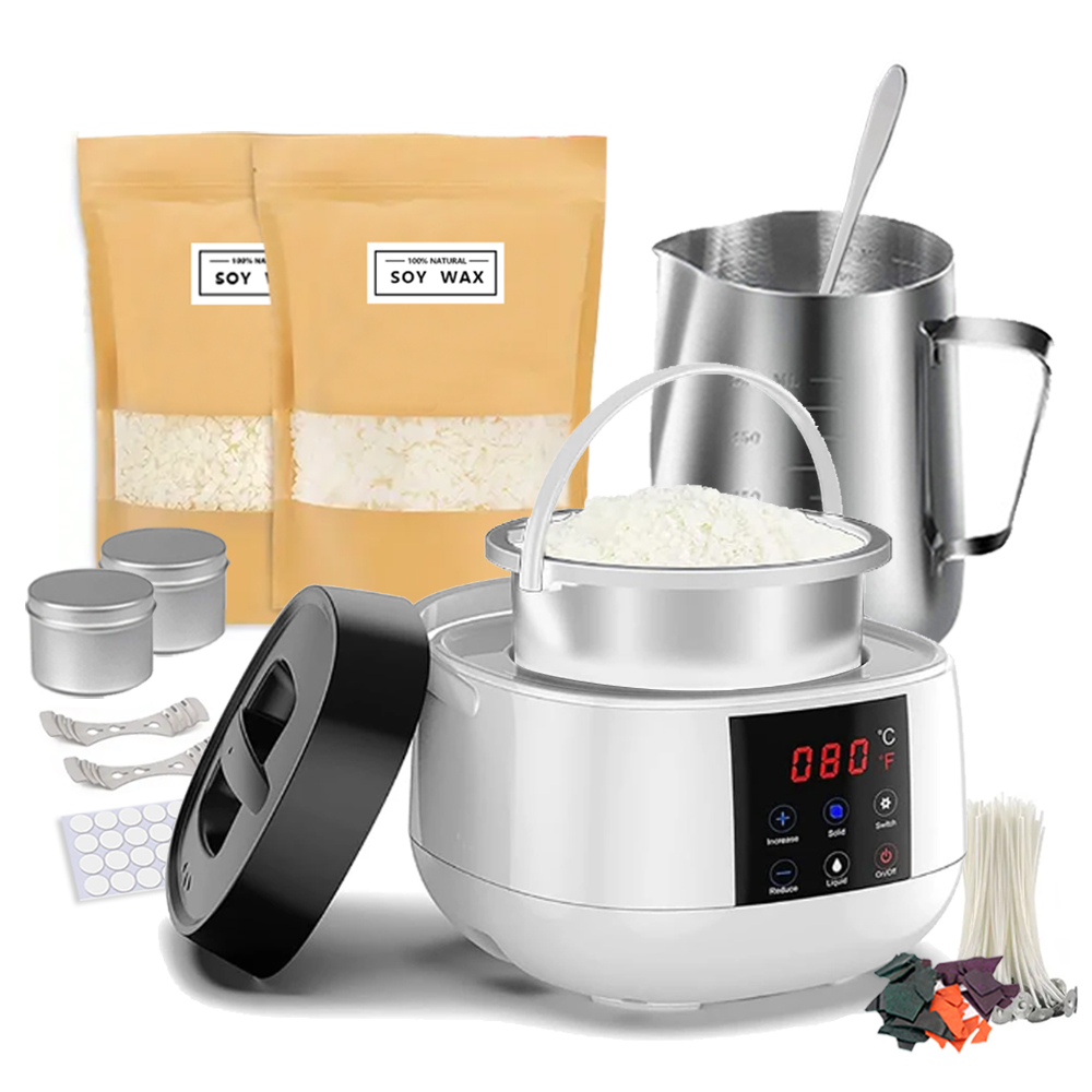 Candle Making Kit For Beginners - 500 ml Mum Yapımı Balmumu Eritme