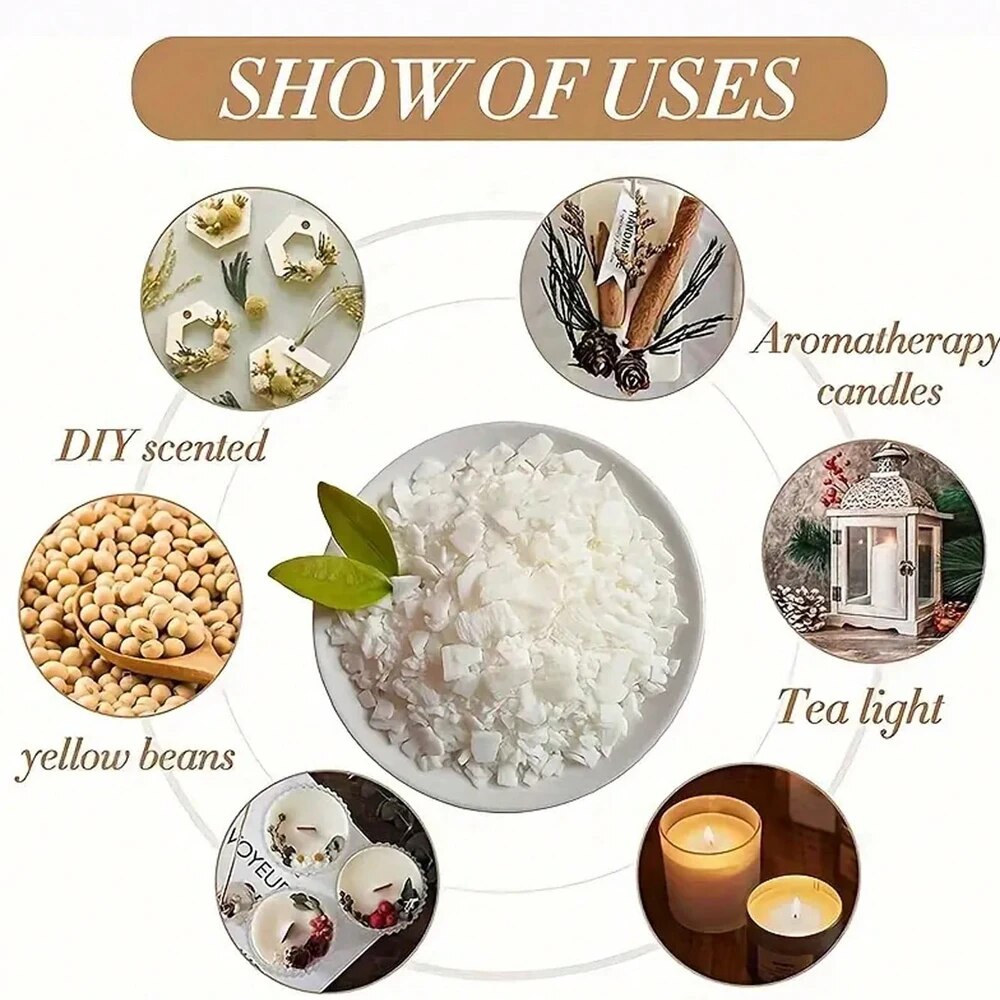 200G/1LB Doğal Soya Balmumu Mu - Soy Wax Pillar Blend incelemesi ve fiyatı