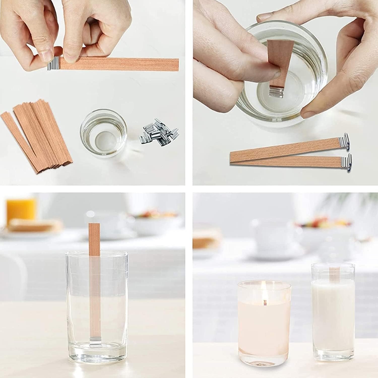 Doğal Ahşap Mum Fitilleri, Soy - Soy Wax Pillar Blend incelemesi ve fiyatı