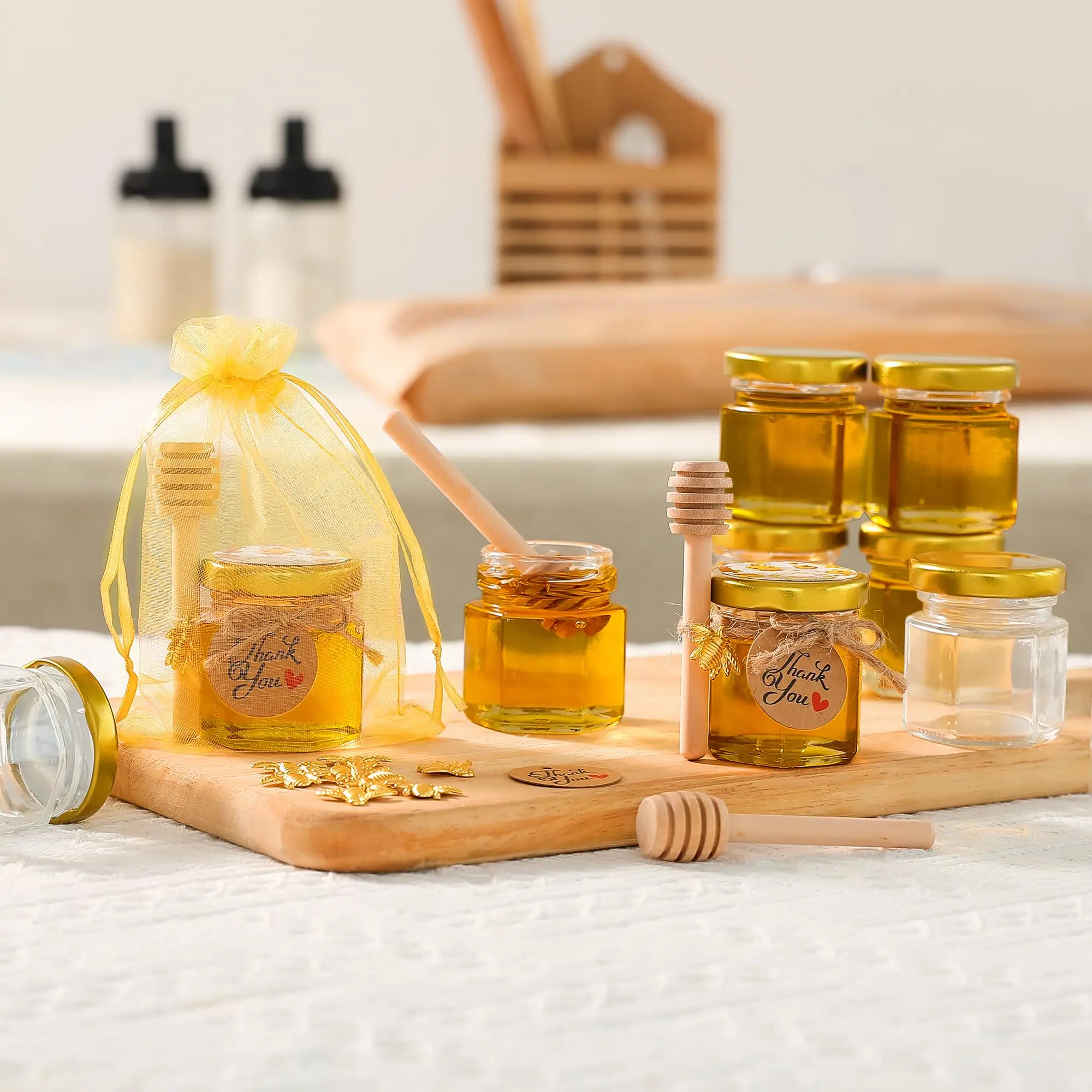 1.5Oz Altıgen Mini Cam Bal Kav - Candle Making Event incelemesi ve fiyatı
