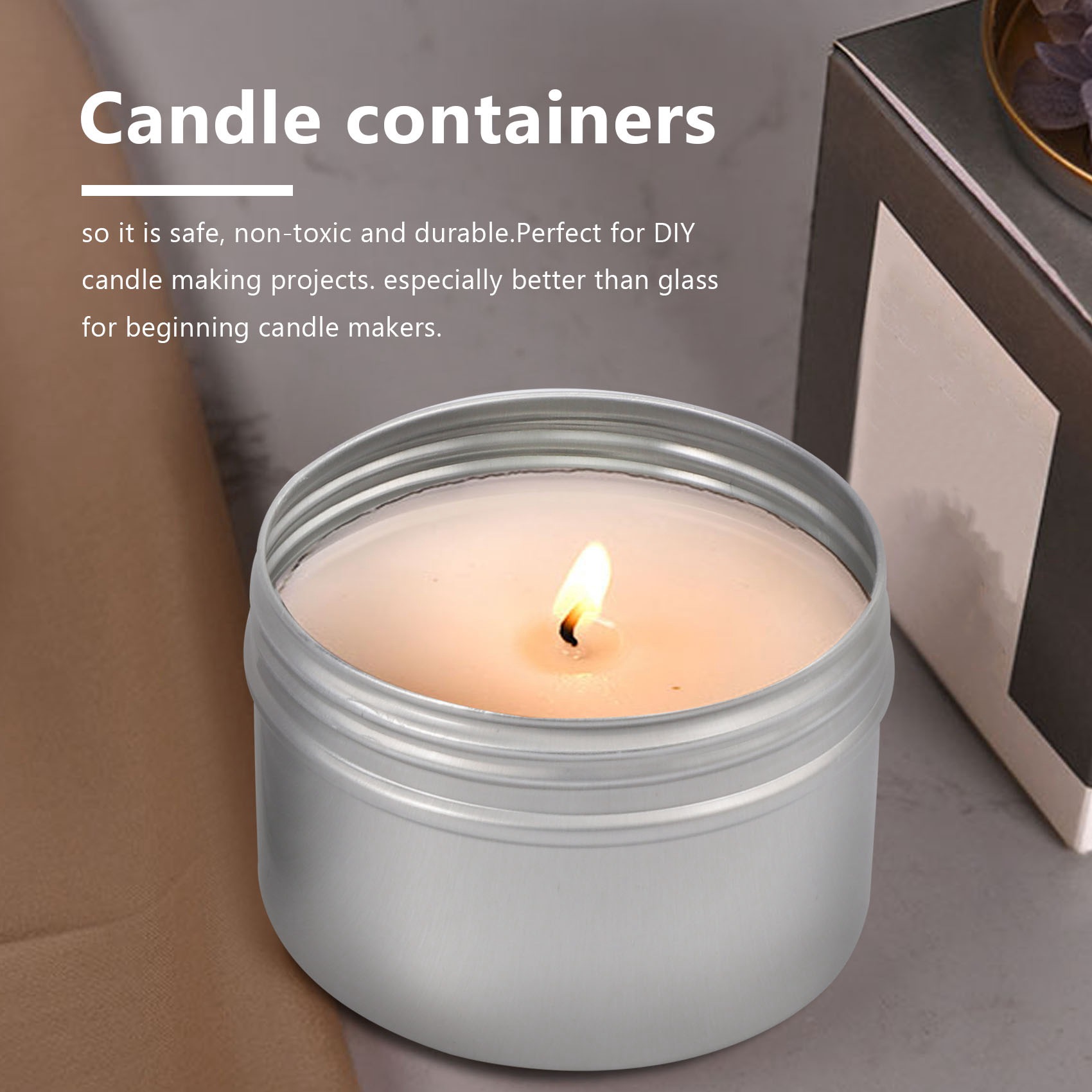 Stok Miktarı 12 Adet 4Oz Metal - Candle Making Quantities incelemesi ve fiyatı