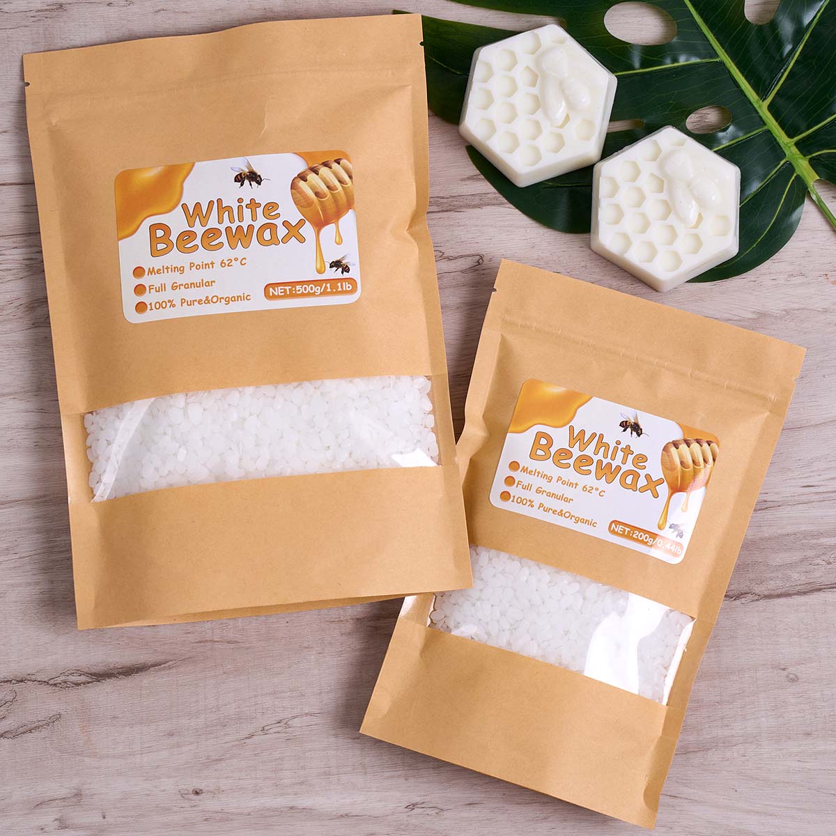 1000g Beyaz Balmumu DIY Mum Ya - Candle Making Kit For Beginners incelemesi ve fiyatı