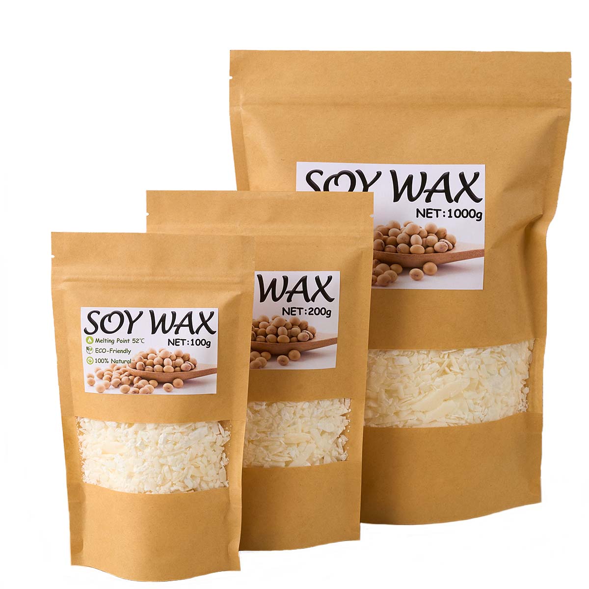 1 Pound Saf Beyaz Soya Balmumu - Candle Making Uk incelemesi ve fiyatı