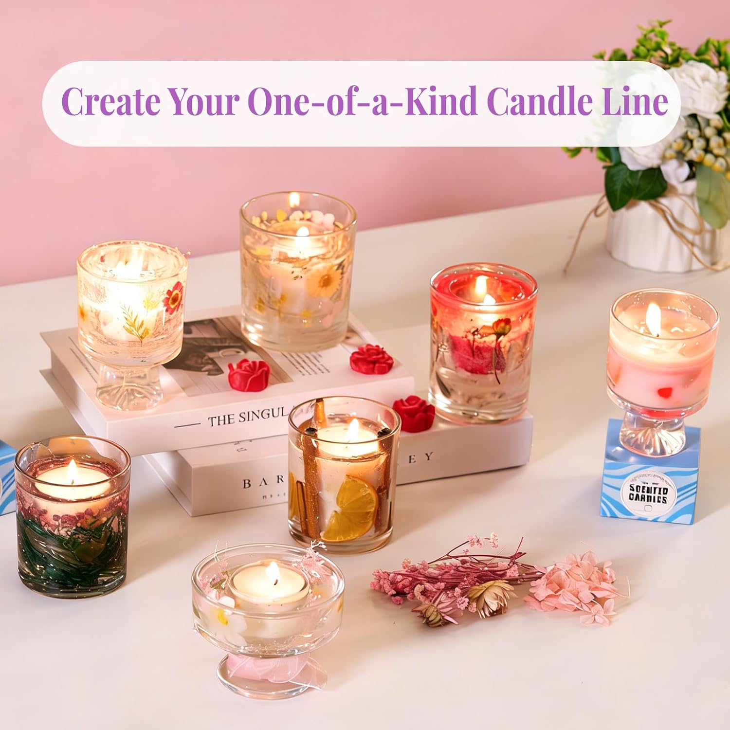 2'si 1 Arada Soya ve Jöle Balm - Candle Making Kit For Beginners incelemesi ve fiyatı