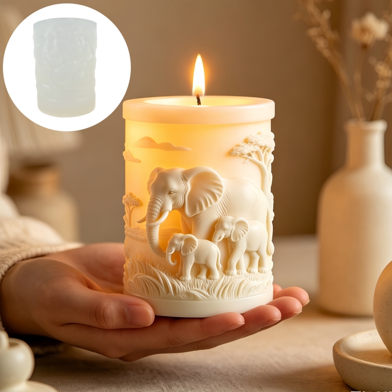 Fil ve Fil Çocuğu Silindirik M - Candle Making Kit For Kids incelemesi ve fiyatı