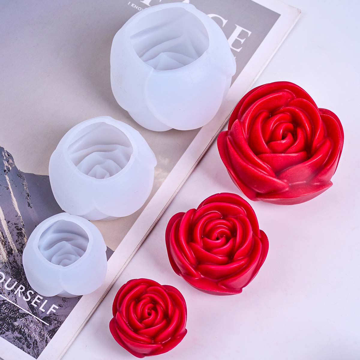 3D Çiçek Şekli Silikon Mum Kal - Candle Making Books For Beginners incelemesi ve fiyatı