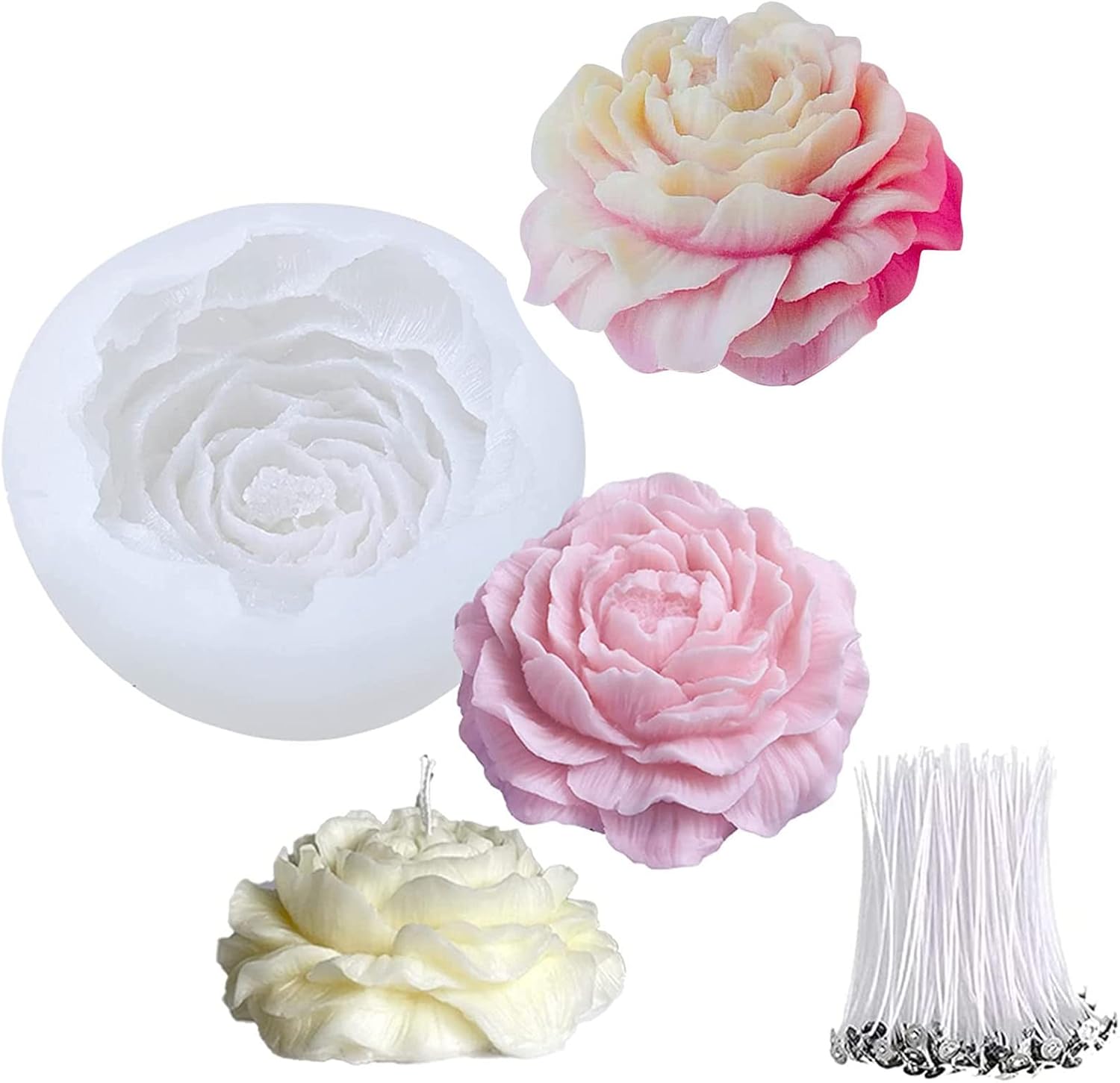 Silikon 3D Şakayık Mum Kalıbı  - Candle Making Kit For Kids incelemesi ve fiyatı