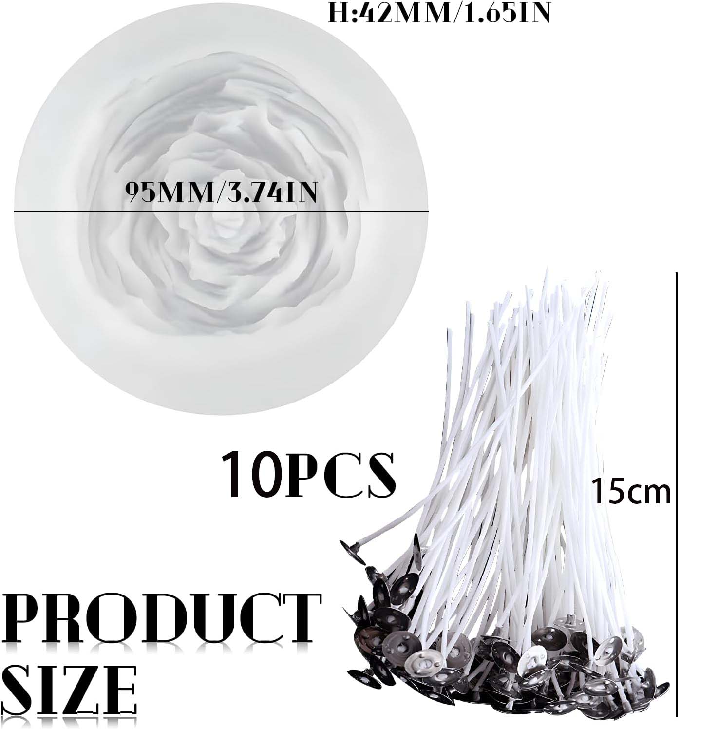 Silikon 3D Şakayık Mum Kalıbı  - Candle Making Kit For Kids incelemesi ve fiyatı