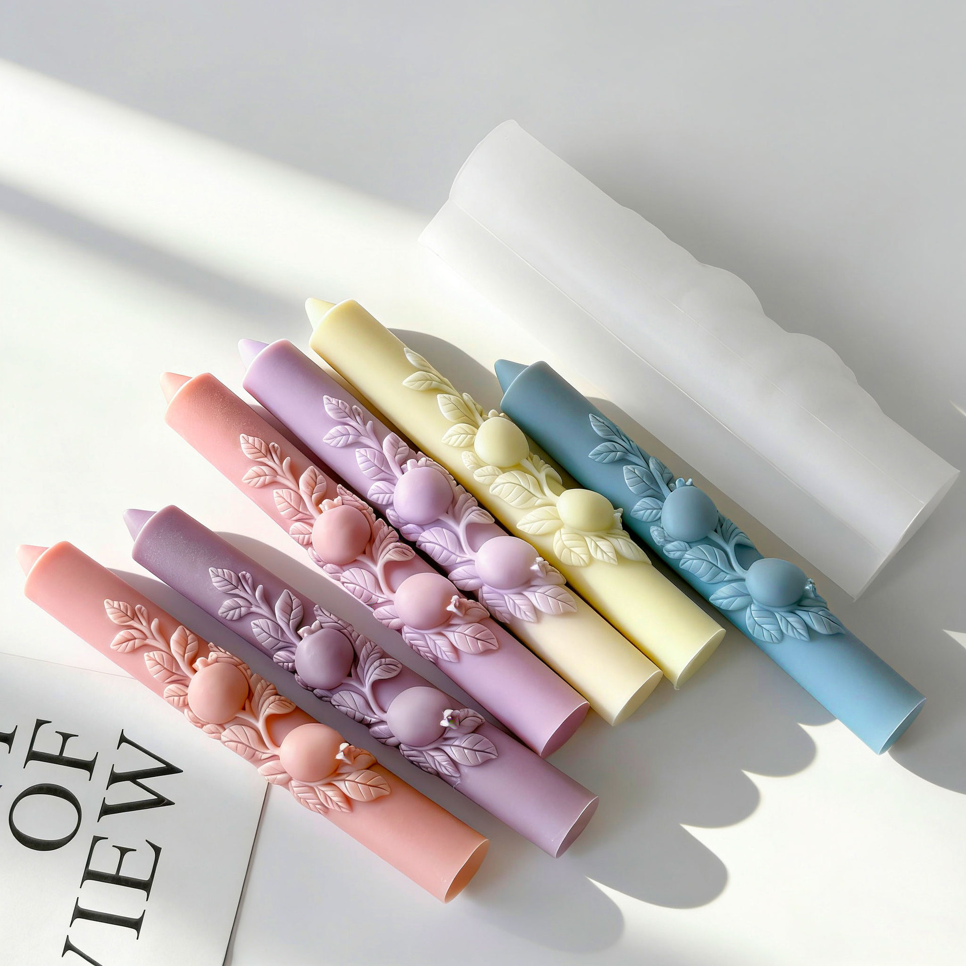 DIY Nar Desenli Uzun Çubuk Sil - Soy Wax Pillar Blend incelemesi ve fiyatı