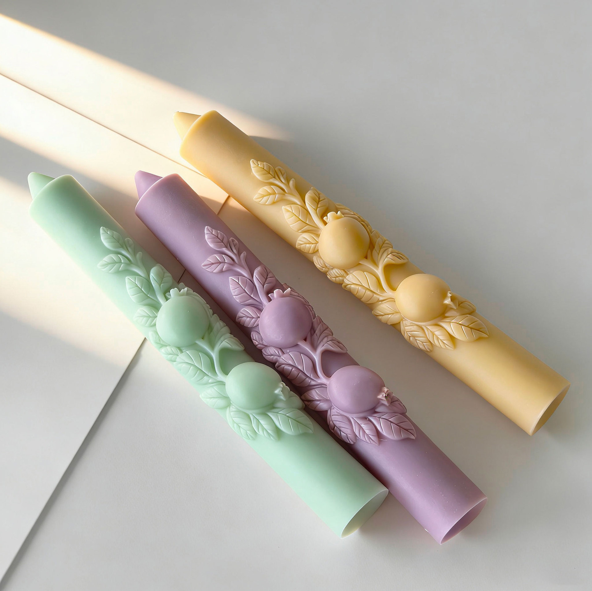 DIY Nar Desenli Uzun Çubuk Sil - Soy Wax Pillar Blend incelemesi ve fiyatı