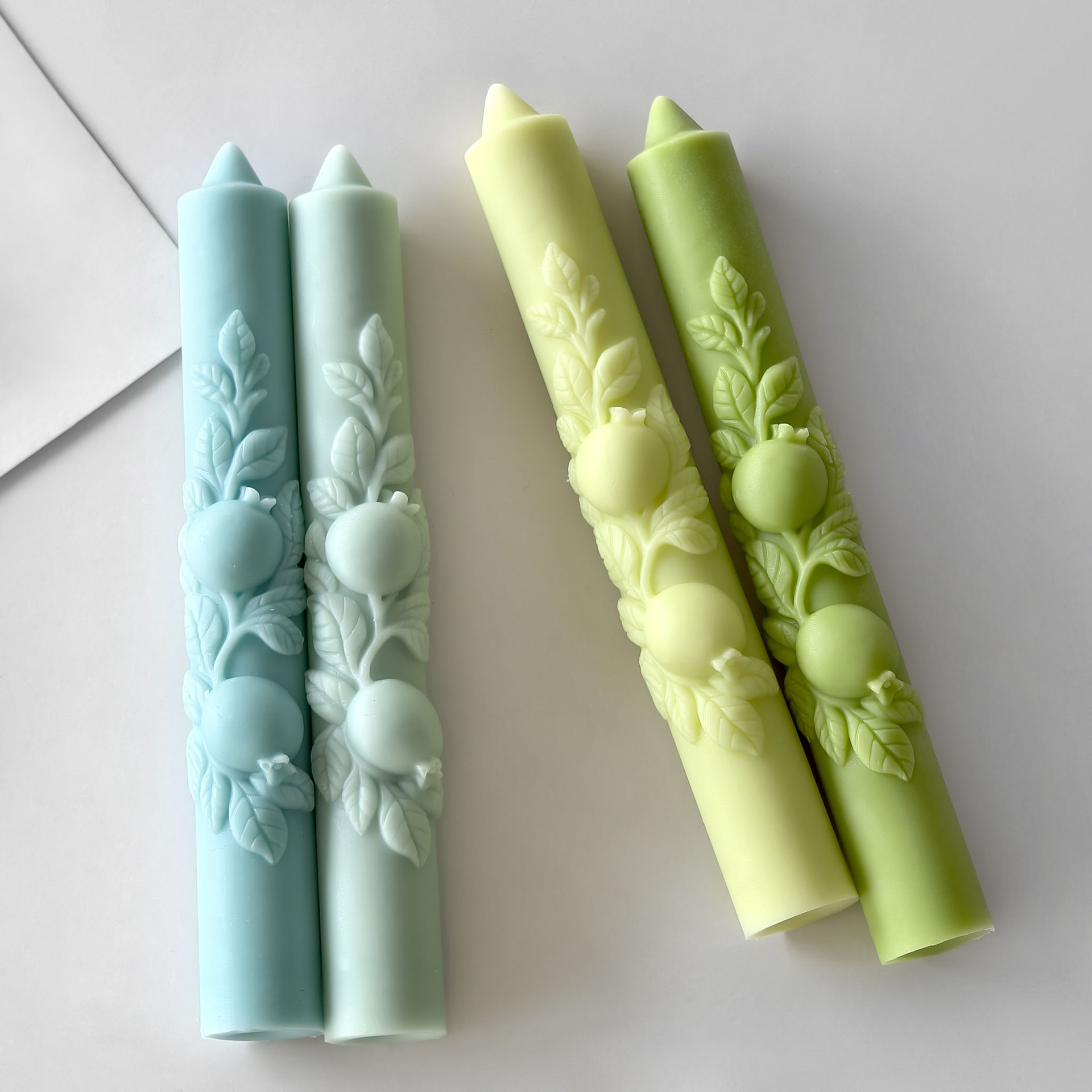DIY Nar Desenli Uzun Çubuk Sil - Soy Wax Pillar Blend incelemesi ve fiyatı