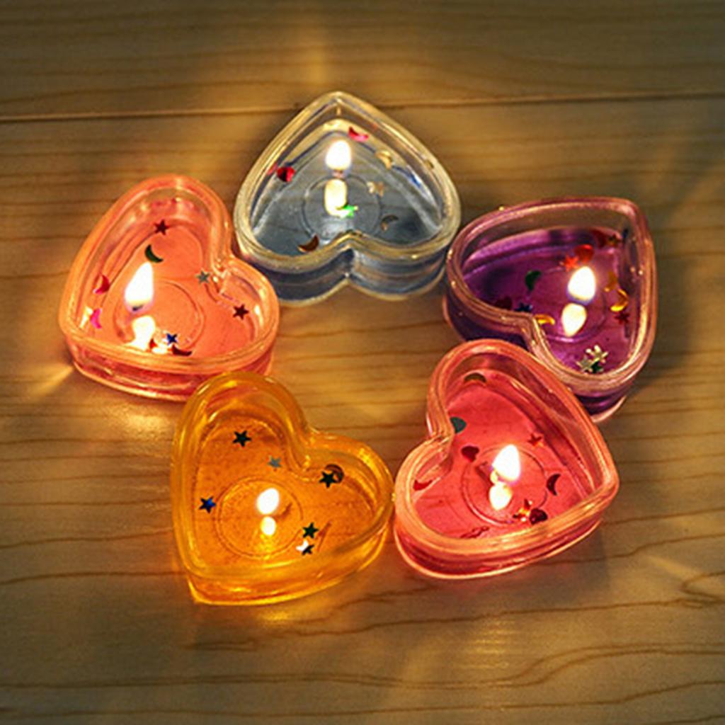 Şeffaf Kalp Şeklinde Tealight  - Candle Making Event incelemesi ve fiyatı